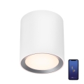 Nordlux - LED Zatemnitveni kopalniški reflektor LANDON SMART LED/8W/230V 2700-6500K IP44 bela