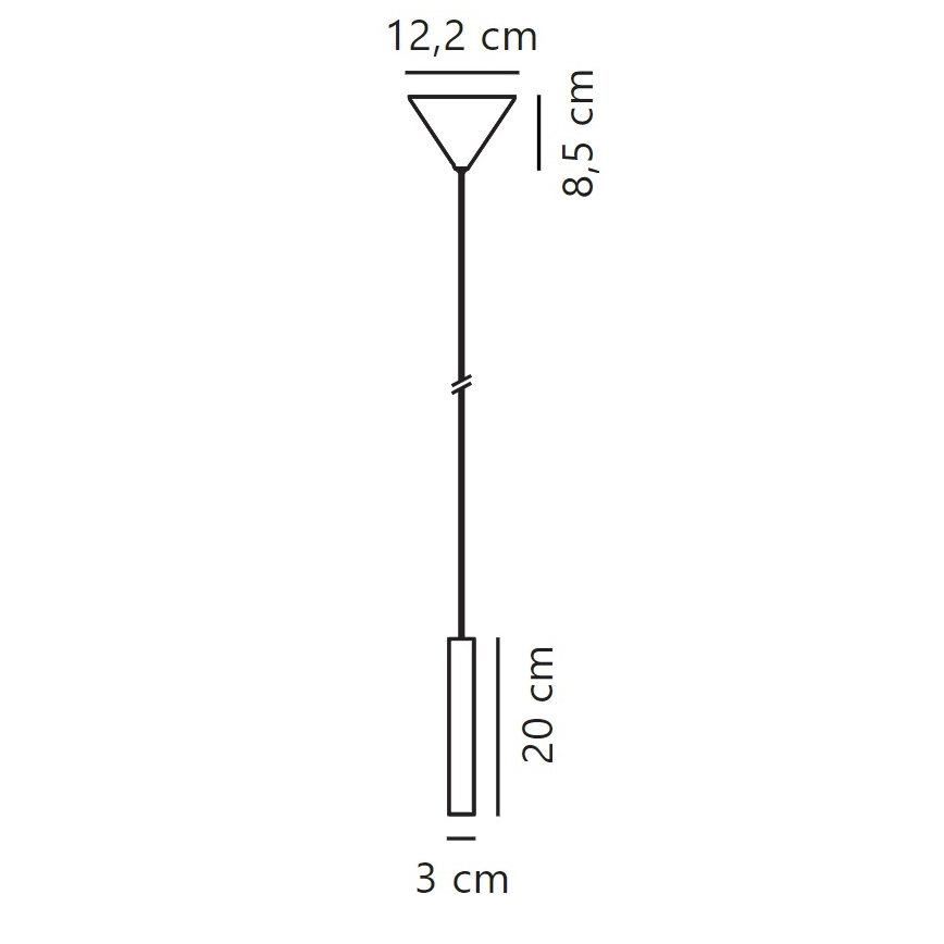 Nordlux - LED Zatemnitveni lestenec na vrvici OMARI LED/4,4W/230V črna