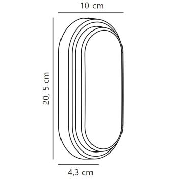 Nordlux - LED Zunanja stenska svetilka CUBA LED/6,5W/230V IP54 bela