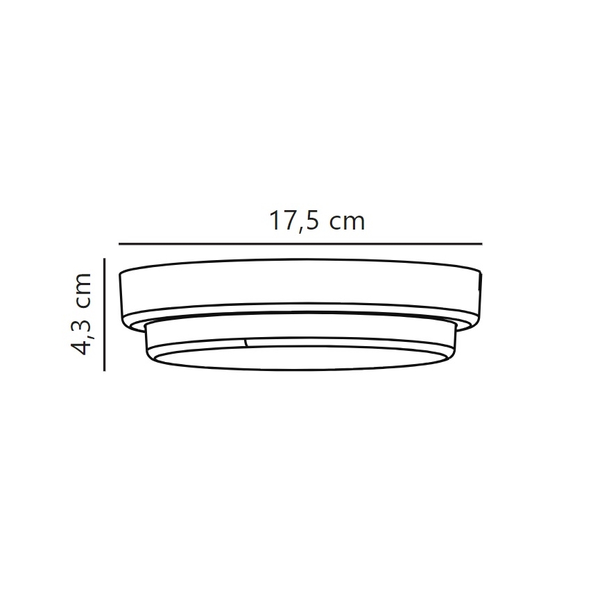 Nordlux - LED Zunanja stenska svetilka CUBA LED/6,5W/230V IP54 pr. 17,5 cm bela