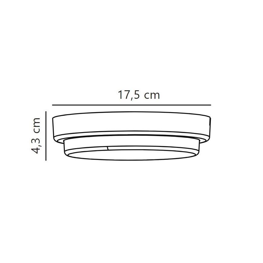 Nordlux - LED Zunanja stenska svetilka CUBA LED/6,5W/230V IP54 pr. 17,5 cm črna