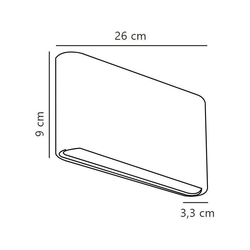 Nordlux - LED Zunanja stenska svetilka KINVER LED/10W/230V IP54 črna