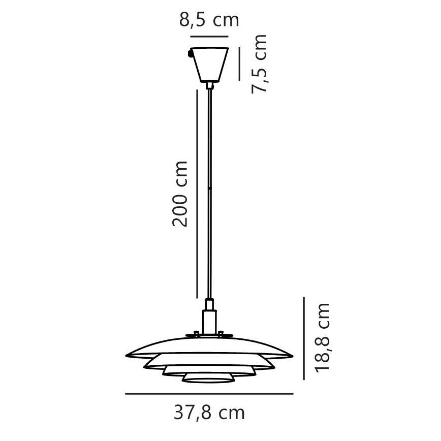 Nordlux - Lestenec na vrvici BRETAGNE 1xG9/25W/230V Rosegold