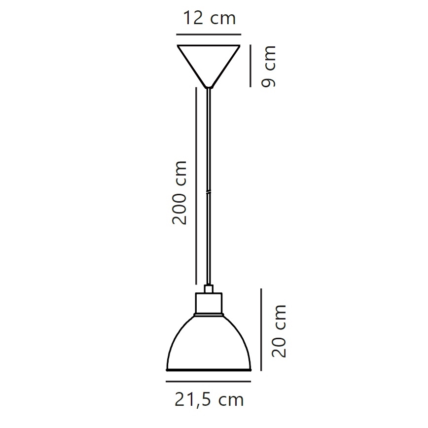 Nordlux - Lestenec na vrvici POP 1xE27/40W/230V bež