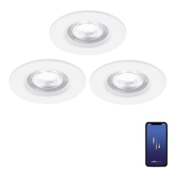 Nordlux - SET 3x LED RGB Zatemnitvena kopalniška vgradna svetilka DON SMART LED/4,7W/230V 2200-6500K IP65