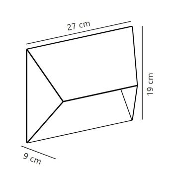 Nordlux - Zunanja stenska svetilka PONTIO 2xGU10/25W/230V IP54