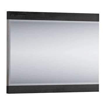 Ogledalo LANDU 61,5x63,5 cm črna