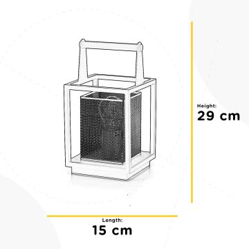 ONLI - Namizna svetilka MALIK 1xE27/22W/230V 29 cm zlata/črna