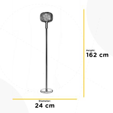 ONLI - Talna svetilka DOROTY 1xE27/22W/230V modra/zlata