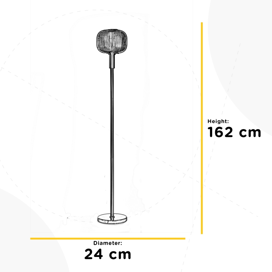 ONLI - Talna svetilka DOROTY 1xE27/22W/230V modra/zlata