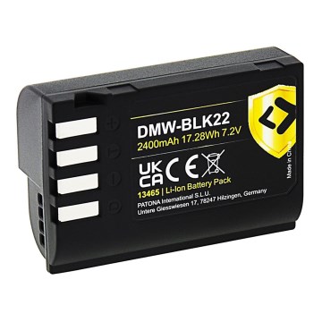 PATONA - Akumulator Panasonic DMW-BLK22 2400mAh Li-Ion Protect