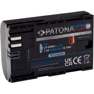 PATONA - Baterija Canon LP-E6NH 2600mAh Li-Ion Platinum EOS R5/R6