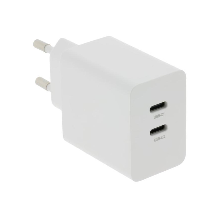 PATONA - Polnilni adapter Power delivery 35W 2xUSB-C -PD 3.0