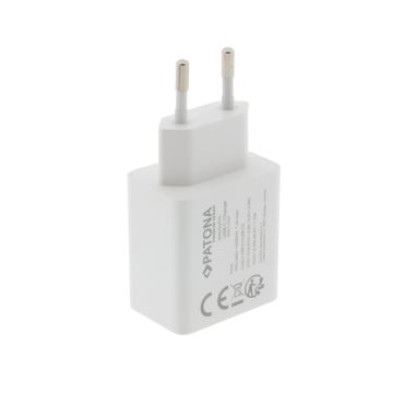 PATONA - Polnilni adapter Power delivery 35W 2xUSB-C -PD 3.0