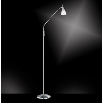 Paul Neuhaus 430-55 - LED Zatemnitvena talna svetilka na dotik PINO 1xG9/28W/230V mat krom