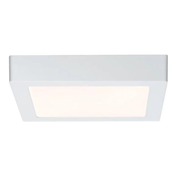 Paulmann 70645 - LED/12,5W Stropna svetilka LUNAR 230V 22,5x22,5 cm bela