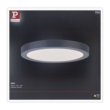 Paulmann 70988 - LED/22W Stropna luč ABIA 230V antracit