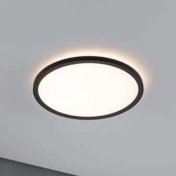 Paulmann 70998 - LED/16W Nadgradni panel ATRIA 230V 3000K pr. 29,3 cm črna