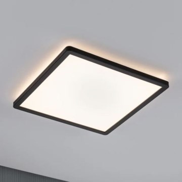 Paulmann 71001 - LED/16W Nadgradni panel ATRIA 230V 3000K 29,3x29,3 cm črna