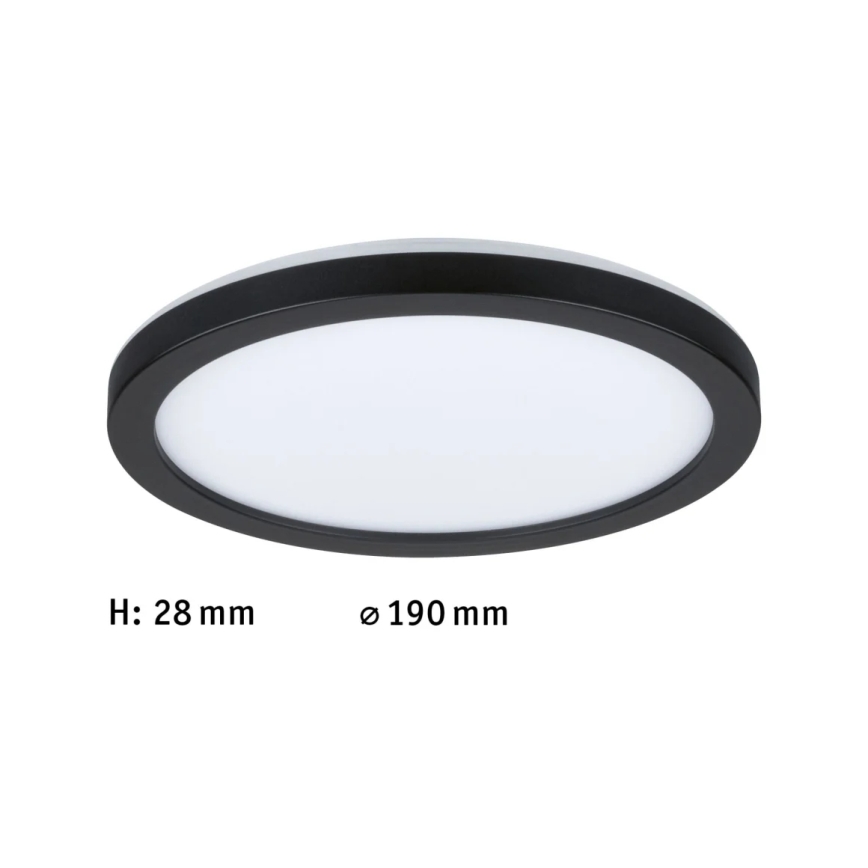 Paulmann 71002 - LED/11,2W Nadgradni panel ATRIA 230V 4000K pr. 19 cm črna