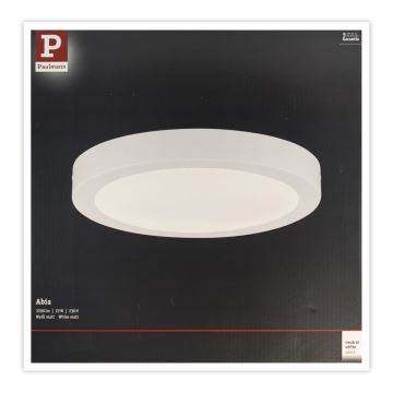 Paulmann 71021 - LED/22W Stropna luč ABIA 230V belo