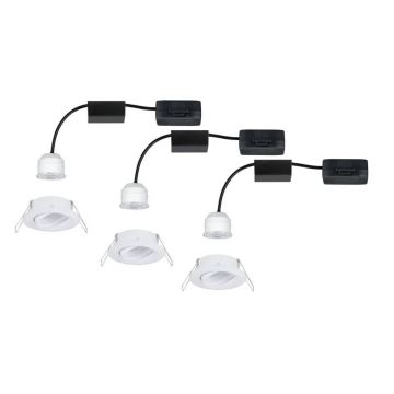 Paulmann 92971 - SET 3x LED/4,2W IP23 Zatemnitvena kopalniška vgradna svetilka NOVA 230V