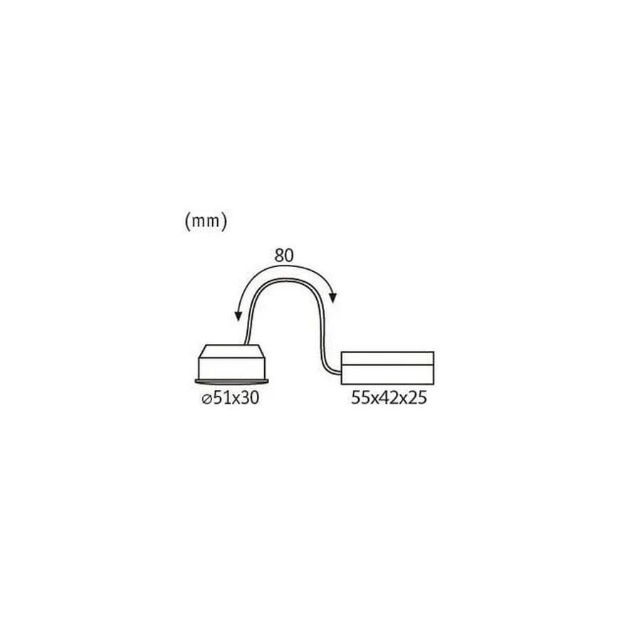 Paulmann 93070 - LED/6W Zatemnitveni modul NOVA 230V 2700K