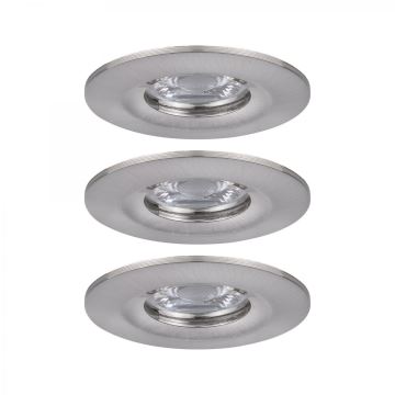 Paulmann 94301 - SET 3x LED/4W IP44 Kopalniška vgradna svetilka NOVA 230V