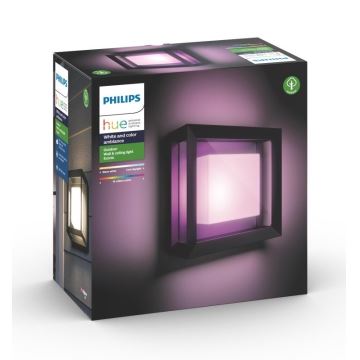 Philips - LED RGBW Zatemnitvena zunanja stenska svetilka Hue ECONIC LED/15W/230V 2000-6500K IP44