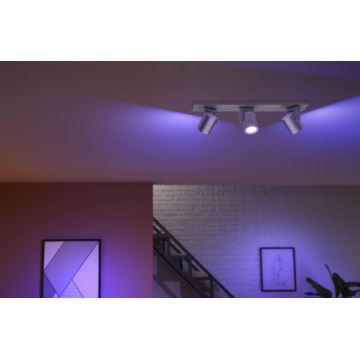 Philips - LED RGBW Zatemnitveni reflektor Hue ARGENA 3xGU10/5,7W/230V