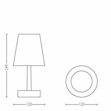 Philips - LED Otroška namizna svetilka 1xLED/0,6W/3xAA