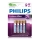 Philips FR03LB4A/10 - 4 kom Litijeva baterija AAA LITHIUM ULTRA 1,5V 800mAh