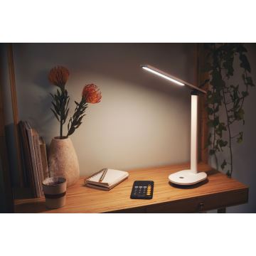 Philips - LED Zatemnitvena namizna svetilka na dotik IVORY LED/5W/5V 2700/3600/5000K CRI 90