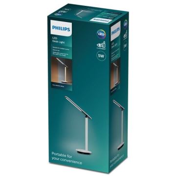 Philips - LED Zatemnitvena namizna svetilka na dotik IVORY LED/5W/5V 2700/3600/5000K CRI 90