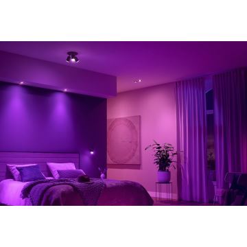 Philips - LED RGB Zatemnitvena vgradna svetilka Hue CENTURA 1xGU10/5,7W/230V 2000-6500K