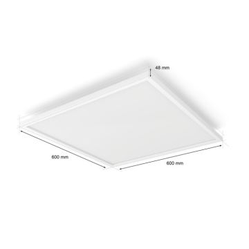 Philips - LED RGB Zatemnitveni panel Hue White And Color Ambiance LED/60W/230V 2000-6500K