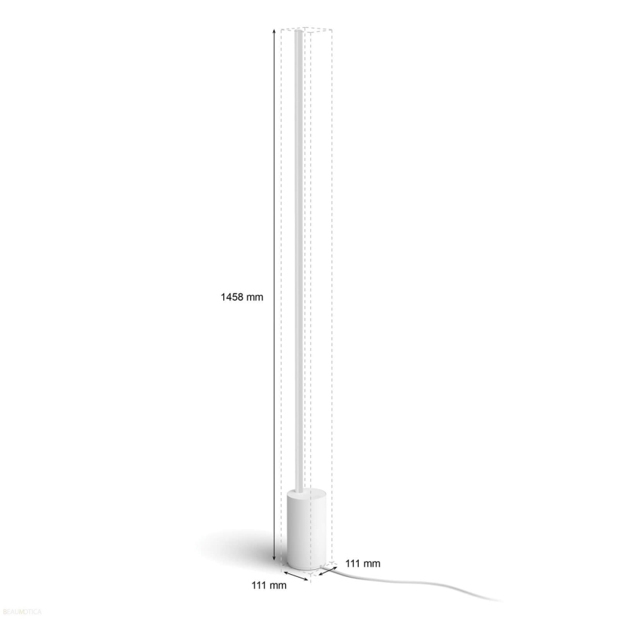 Philips - LED RGBW Zatemnitvena talna svetilka Hue SIGNE LED/29W/230V 2000-6500K bela