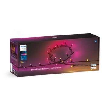 Philips - LED RGBW Zatemnitvena zunanja veriga HUE WHITE AND COLOR AMBIANCE 500xLED 44,4 m 2000-6500K IP54
