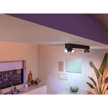 Philips - LED RGBW Zatemnitveni reflektor Hue CENTRIS 4xGU10/4,2W/230V + LED/11W 2000-6500K