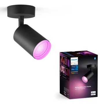 Philips - LED RGBW Zatemnitveni reflektor Hue FUGATO 1xGU10/4,2W/230V 2000-6500K črna