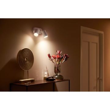 Philips - LED RGBW Zatemnitveni reflektor Hue FUGATO 2xGU10/4,2W/230V 2000-6500K bela