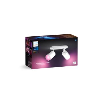 Philips - LED RGBW Zatemnitveni reflektor Hue FUGATO 2xGU10/4,2W/230V 2000-6500K bela