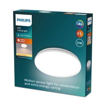 Philips - LED Stropna svetilka s senzorjem ACUNA LED/21W/230V 2700K