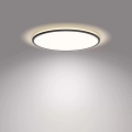 Philips - LED Zatemnitvena stropna svetilka SCENE SWITCH LED/22W/230V pr. 40 cm 4000K črna