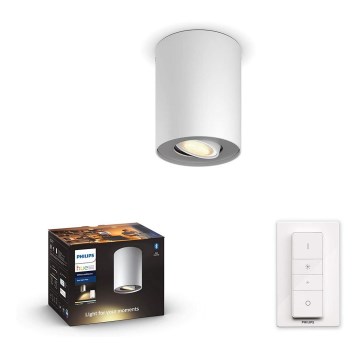 Philips - LED Zatemnitvena svetilka Hue PILLAR 1xGU10/5W/230V + Daljinski upravljalnik