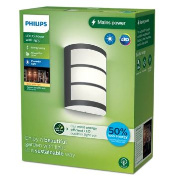 Philips - LED Zunanja stenska svetilka PYTHON LED/3,8W/230V IP44