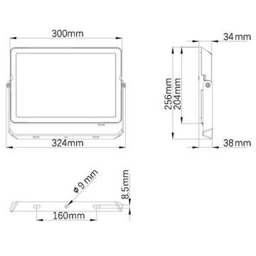 Philips - LED Zunanji reflektor PROJECTLINE LED/100W/230V IP65 3000K