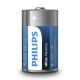 Philips LR20E2B/10 - 2 kom Alkalna baterija D ULTRA ALKALINE 1,5V 15000mAh
