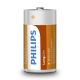 Philips R14L2B/10 - 2 kom Cink-kloridna baterija C LONGLIFE 1,5V 2800mAh