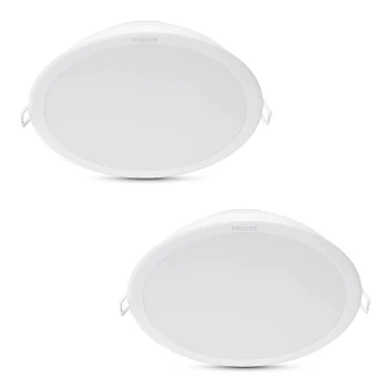 Philips - SET 2x LED Vgradna svetilka MESON LED/23,5W/230V 4000K